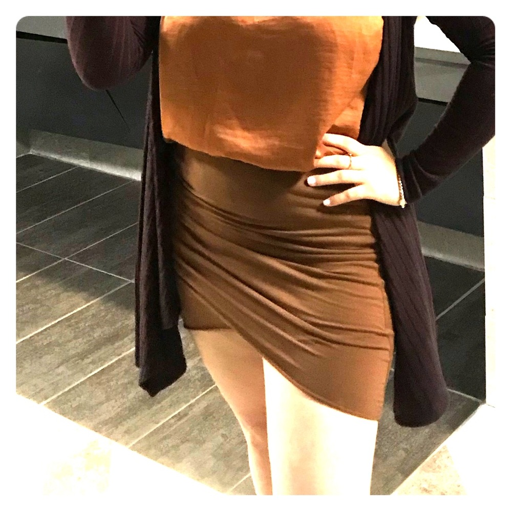 Brown Forever 21 Skirt Size M